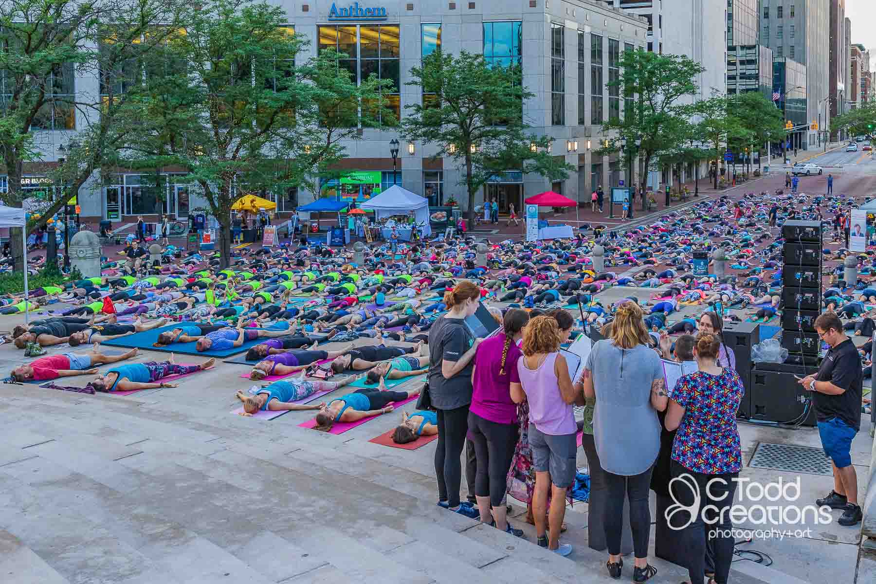 event photo from monumental yoga